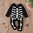 thumbnail image 2 of Children Spring And Autumn Jumpsuit For Boys And Girls Bone Long Sleeved Children Clothing Halloween Children Clothing, 2 of 7