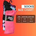 thumbnail image 4 of Tipi Toe Women's Comfort Cushion Athletic Performance Socks (6 Pairs), 4 of 6
