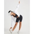 thumbnail image 7 of baleaf Women's Sun Jackets Lightweight Packable Crop UV Hoodie White XL, 7 of 7