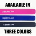 thumbnail image 4 of Folding Sunglasses with Slap Bracelet Arms - PINK ARMS / POLARIZED LENSES, 4 of 7