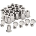 thumbnail image 1 of ORUYROP 30pcs 1/4-20 Rivet Nuts Stainless Steel Threaded Insert Nutsert Rivnuts 1/4-20UNC, 1 of 4