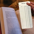 thumbnail image 4 of Vintage Library Card Reading List Notecards Durable Personalized Trackers for Lovers Classic Literary Gift 50pc Set, 4 of 7