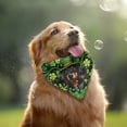 thumbnail image 5 of Sulaicai St. Patrick's Day Dog Bandanas, Irish Shamrock Design Scarves, Pet Scarves, Adjustable Pet Bandana for Small, Medium, and Large Dogs, 5 of 8