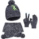 thumbnail image 4 of Gorros de punto para niños de otoño e invierno, bufandas, guantes, gorros con copos de nieve, gorros con estampado de coches de dibujos animados, para mantenerse abrigados, 4 of 6