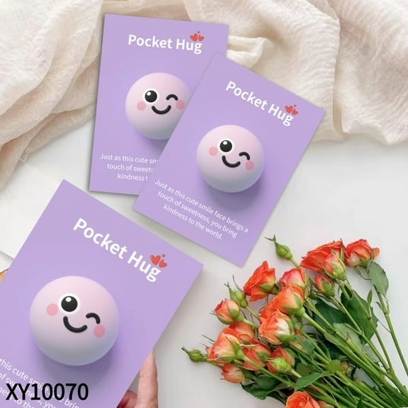 Whimsical Smile Pocket Hug 2.71 X 3.54 in/7 X 9cm,Your Sweet, Positive Daily Reminder, Encouraging Gift for Family and Friends, Perfect for Christmas, Easter,  Thanksiving