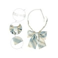 thumbnail image 3 of INSPIRE CHIC Plaid Pre-tied Knot Cute Stylish Colorful Bow Ties for Women Uniform School Blue Yellow, 3 of 6