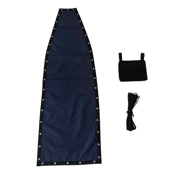Blue Replacement Seat Cloth for Textilene Hanging Swing Chair - 64x197x23CM