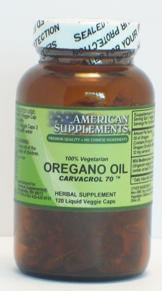 Oregano Oil American Supplements 120 VCaps