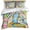 Blue, variant on 3 Piece Colorful Flip Flops Duvet Cover Set Full Size, Microfiber Comforter/Quilt Cover with Corner Ties and 2 Pillowcases, Summer Blue Beach Ocean All Season Soft Bedding with Zipper Closure