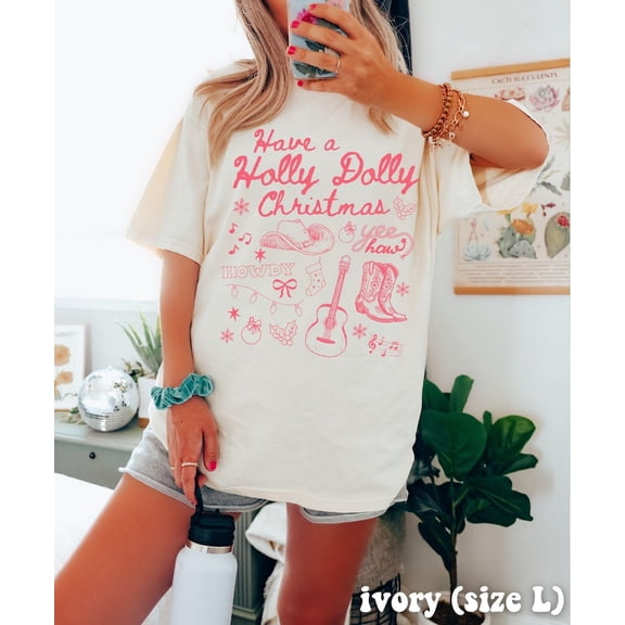 Have A Holly Dolly Shirt, Dolly Memorial Vintage Style T-Shirt
