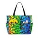 thumbnail image 1 of Fotbe Multicolored Butterflies Bolsa de Viaje para Playa - Resistente al Agua, Bolsa Tote de Gran Capacidad y Ligera con 7 Bolsillos para Mujeres y Hombres, 1 of 7