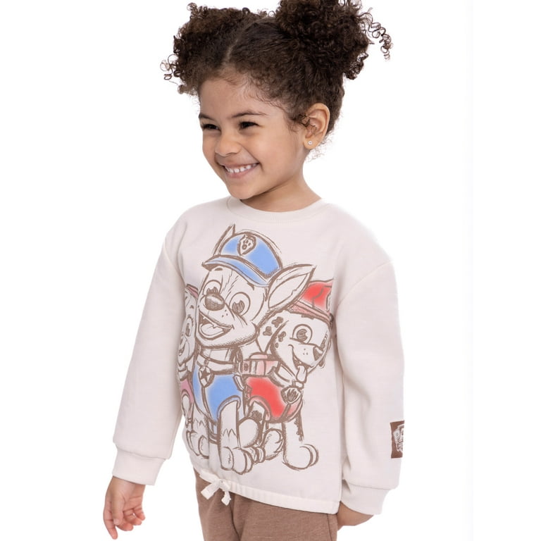 Paw Patrol Baby and Toddler Girls Sweatshirt and Jogger Pants Set 2 Piece Sizes 12M 5T Walmart
