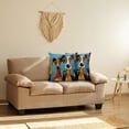 thumbnail image 4 of BKER Abstract Color Polyester Animal Throw Pillow Covers Featuring Dogs And Cats For Home Sofa Decoration", 4 of 4