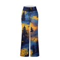 thumbnail image 5 of Domzest Halloween Pajama Pants for Women Halloween Graphic Wide Leg Pj Bottoms Drawstring Elastic Waisted Funny Pajama Bottoms Dark Gray XXL, 5 of 6