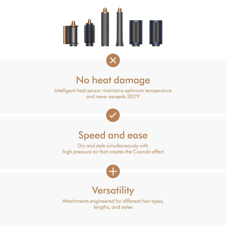 Dyson Airwrap™ Multi-styler Complete Long (Vinca Blue/ Rosé) | Refurbished