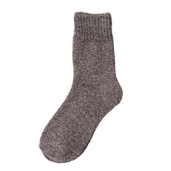 OWUUcdse Women's Fuzzy Socks, Casual Thermal Soft Snow Crew Socks for Winter Brown Size One Size