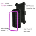 thumbnail image 3 of for Samsung A10e Case,Built-in Screen Protector Heavy Duty Full-Body Rugged Holster Armor Case [Belt Clip][Kickstand] for Samsung Galaxy A10E 5.8 Inches(Purple), 3 of 8