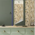 thumbnail image 6 of Ambesonne Feather Peel & Stick Wallpaper for Home, Fashion Style Pastel Tones, 13"x36", Beige Pale Camel, 6 of 6