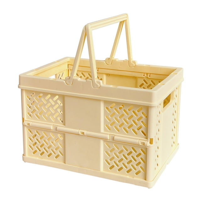 Panier de Pique-Nique Extérieur Panier de Courses de Supermarché Sortie Printanière Panier de Légumes Panier Portable Panier de Légumes et Fruits Panier de Rangement Pliable