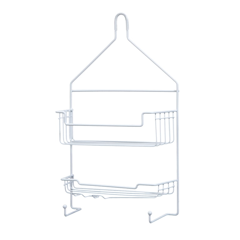 Kenney Rust-Resistant 2-Tier Hanging Shower Caddy, White photo 1