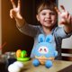 thumbnail image 5 of Fiudx Muñeco de Pascua, Adorable Conejito de Peluche, Tela Suave para Un Uso Seguro, Versátil para El Hogar o para Las Fiestas, Regalo Perfecto para Familiares o Amigos, Disponible En Varios Colores., 5 of 6
