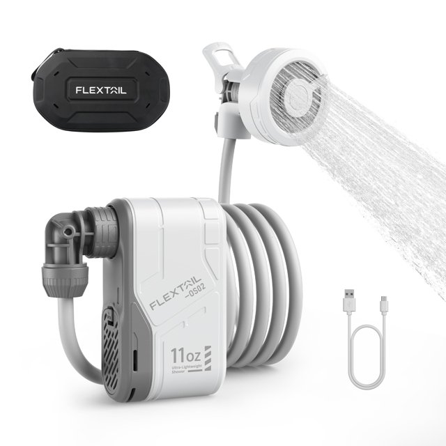 Ducha portátil FLEXTAILGEAR MAX Pump USB-C, 2 modos