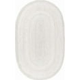thumbnail image 2 of 8x11 Ft Oval Off White Jute Area Rug, Hand-Woven, Reversible, Farmhouse Boho Style, Durable & Pet-Friendly Rug for Living Room, Dining Room, and Bedroom, 2 of 5