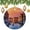 pattern-1764, variant on Ceramic Christmas Ornament Italy Houses Custom 3" Ceramic 2024 Xmas Ornament Nature Landscape Ornament Ornament for Christmas Tree Decor