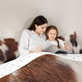 thumbnail image 5 of Homewish Animal Cow Print 3 Pieces Queen Comforter Set for Children Teens Adults,Rustic Farmhouse Ultra Soft Bedding Sets,Retro Vintage Bedding Comforter Set Breathable,Luxury Bedroom Decor, 5 of 8