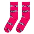 thumbnail image 6 of Crazy Socks for Men, Bubbleyum, Bubble Gum, Funny Colorful Prints, Large, 6 of 6