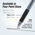 thumbnail image 5 of Pilot G2 Retractable Gel Ink Pens, Fine Point, 0.7 mm, Black Ink, 10 Pack, 5 of 10