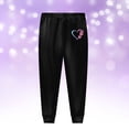thumbnail image 6 of KPOPLK 2Pcs Set Infant Baby Girl Fall Clothes Girl Long Sleeve Crewneck Sweatshirt+Joggers Pants Winter Outfit Set Size 7-8 Years, 6 of 9