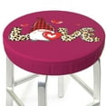 thumbnail image 3 of Haiem Love Gnomes Cushion Round Bar Chair Seat Cover Bar Chair Cushion Covers Elastic Washable Bar Chair Cover,Protects from Scratches and Stains-12 inch, 3 of 7