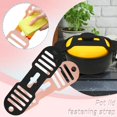 thumbnail image 3 of Bfantian 2pcs Silicone Lid Lock Strap for Crockpot Slow Cooker (6/7/8 Quart) - Universal Crockpot Lid Holder & Rubber Strap Alternative | Heat-Resistant, No-Spill Design Transport Accessories, 3 of 7