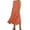 Orange, variant on Ahuyic Printed Solid Color Plus Size Dress For Women, Summer Womens' Sleeveless Tank Long Dresses,Women's Casual Beach Vacation Round Neck Long Dress With Pocket