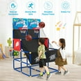 thumbnail image 4 of Costway Kids Dual Shot Basketball Arcade Game w/4 Balls Pump Easy Quick Assembling Gift, 4 of 10