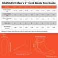 thumbnail image 4 of Bassdash Men’s 4.5" Waterproof Fishing Deck Boots Anti-Slip Rubber Ankle Boots Rain Shoes for Boating Gardening Working, 4 of 7