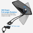 thumbnail image 3 of Bike Mirror [pc Pair] HD Wide Angle Large Bicycle Rear View Mirror °Adjustable ExplosionProof Bicycle Mirrors for Handlebar mm Shockproof for Mountain Bike Scooter Motocycl, 3 of 7