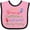 Pink and Black, variant on Inktastic Social Worker Like Mommy Boys or Girls Baby Bib
