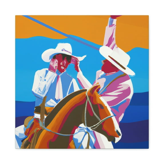 Rodeo Riders Boldly - Canvas