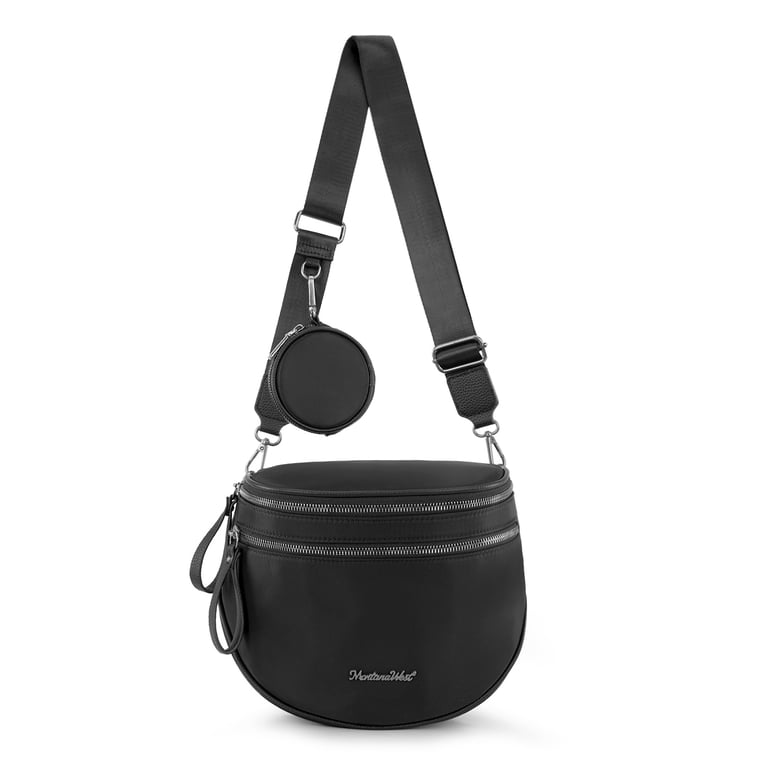 Montana West Large Crossbody Bag, Black Waterproof Sling Purse photo 5