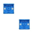 thumbnail image 4 of Bearachild Cableado Caja trasera Caja de enchufes Organización PVC Artesanía multicolor Contenedor de alambre Resistencia al desgaste Suministros para el Azul 2piezas Bearachild CBP149839, 4 of 6