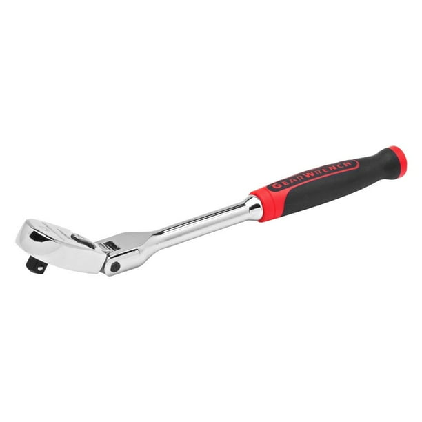 GearWrench 81210P 120XP 3/8" Drive Flexible Head CushionGrip Ratchet