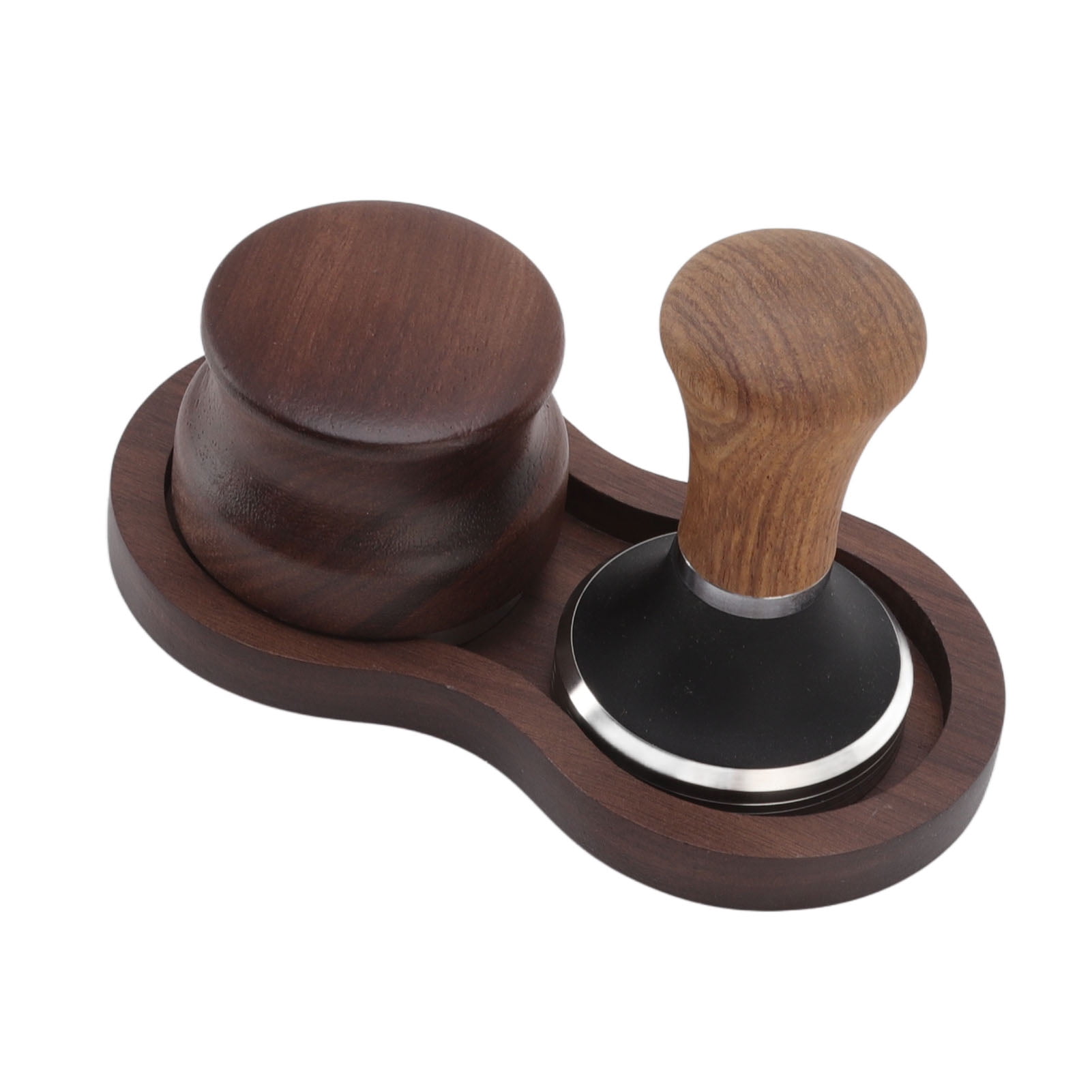 Coffee Tamper, Coffee Hammer Tamping Kit Reusable Compact Glossy For Cafe