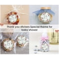thumbnail image 4 of Inkdotpot Pack of 100, Gender Reveal Baby Shower Favors Stickers - Thank You Labels for Baby Shower 2 Inch Floral Wreath, Girl Theme Envelope Seal Stickers, 4 of 6