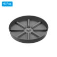 thumbnail image 3 of Unique Bargains Plant Pot Saucers 10.5 Inch, 6 Pack Plastic Round Plant Pot Flower Drip Tray, Gray, 3 of 6