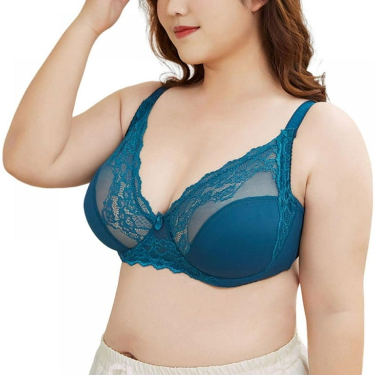 Lace Bra for Women with Support Push up - Seamless Bralette Push