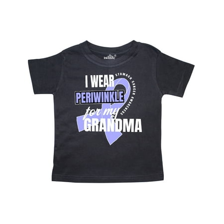 

Inktastic I Wear Periwinkle For My Grandma Stomach Cancer Awareness Gift Toddler Boy or Toddler Girl T-Shirt