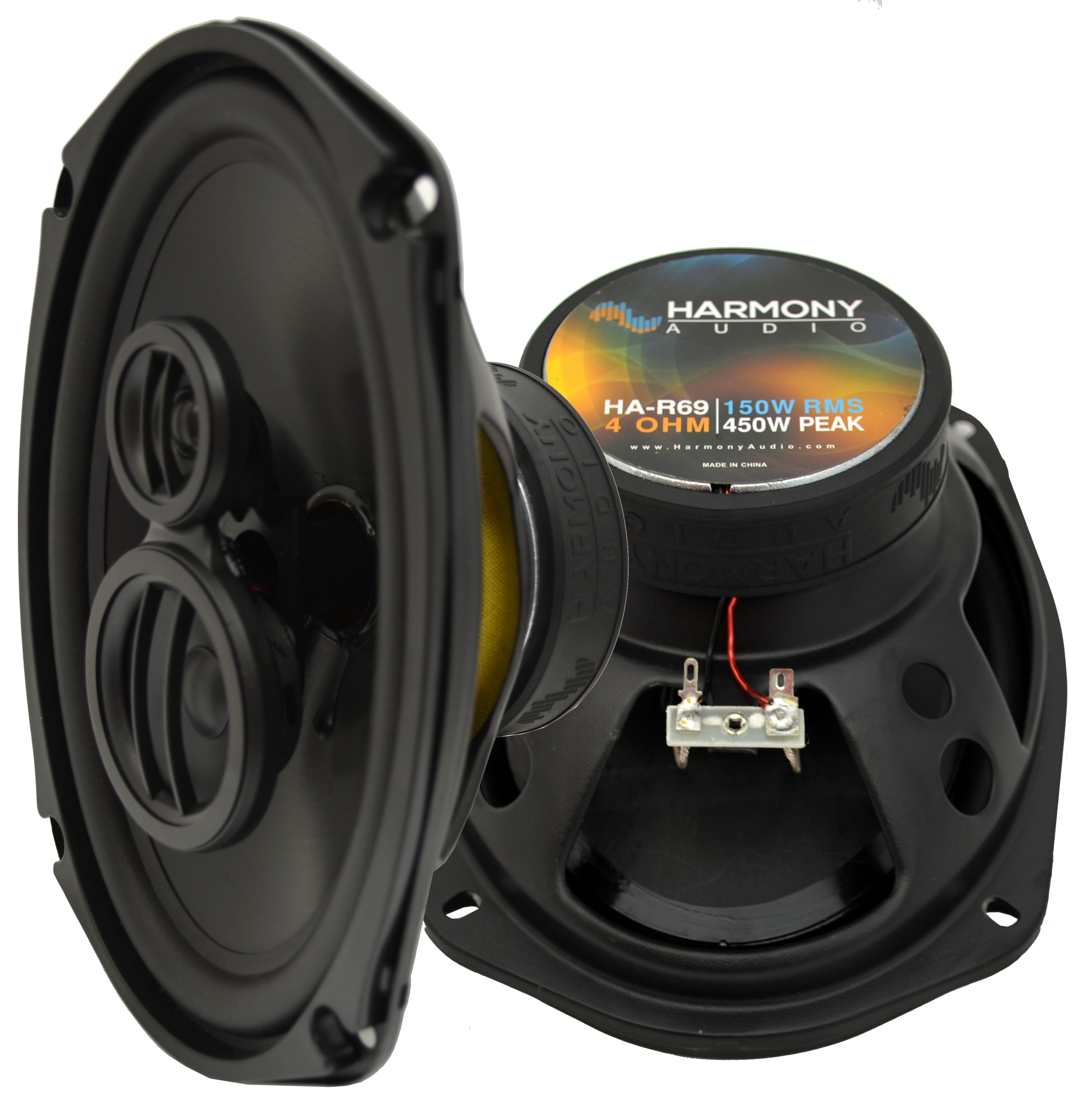 Harmony Audio R65 Factory Speaker Replacement Package Compatible with Dodge Neon 2002 2003 2004 2005 2006