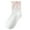 Pink, variant on Qingpeng Toddler Girls Ruffle Socks Kids Cotton Crew Socks Breathable Casual Sock